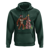 Bigfoot Christmas Tree 67 Hoodie Holiday Six Seven Meme Brainrot Gift - Wonder Print Shop