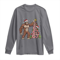 Bigfoot Christmas Tree 67 Long Sleeve Shirt Holiday Six Seven Meme Brainrot Gift - Wonder Print Shop