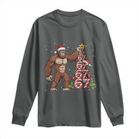 Bigfoot Christmas Tree 67 Long Sleeve Shirt Holiday Six Seven Meme Brainrot Gift - Wonder Print Shop