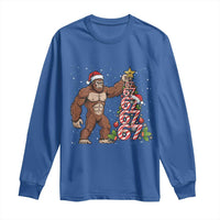 Bigfoot Christmas Tree 67 Long Sleeve Shirt Holiday Six Seven Meme Brainrot Gift - Wonder Print Shop