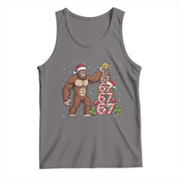 Bigfoot Christmas Tree 67 Tank Top Holiday Six Seven Meme Brainrot Gift - Wonder Print Shop