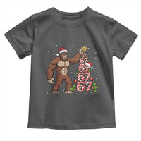 Bigfoot Christmas Tree 67 Toddler T Shirt Holiday Six Seven Meme Brainrot Gift - Wonder Print Shop