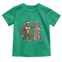 Bigfoot Christmas Tree 67 Toddler T Shirt Holiday Six Seven Meme Brainrot Gift - Wonder Print Shop