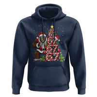 Trending Six Seven Meme Bigfoot Christmas Tree Hoodie Holiday Gift - Wonder Print Shop
