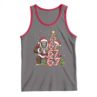 Trending Six Seven Meme Bigfoot Christmas Tree Tank Top Holiday Gift - Wonder Print Shop
