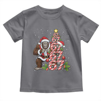 Trending Six Seven Meme Bigfoot Christmas Tree Toddler T Shirt Holiday Gift - Wonder Print Shop