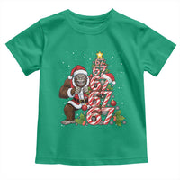 Trending Six Seven Meme Bigfoot Christmas Tree Toddler T Shirt Holiday Gift - Wonder Print Shop