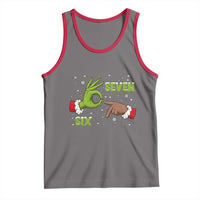 Funny Green And Bigfoot Six Seven Meme Tank Top Christmas Trend Gift - Wonder Print Shop