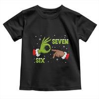 Funny Green And Bigfoot Six Seven Meme Toddler T Shirt Christmas Trend Gift - Wonder Print Shop