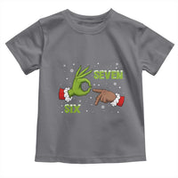 Funny Green And Bigfoot Six Seven Meme Toddler T Shirt Christmas Trend Gift - Wonder Print Shop