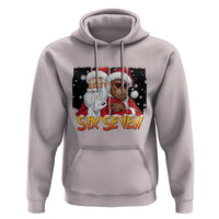 Six Seven Meme Santa Bigfoot Hoodie 67 Viral Gen Alpha Slang Christmas Gift - Wonder Print Shop