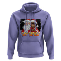 Six Seven Meme Santa Bigfoot Hoodie 67 Viral Gen Alpha Slang Christmas Gift - Wonder Print Shop