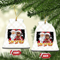 Six Seven Meme Santa Bigfoot Ceramic Ornament 67 Viral Gen Alpha Slang Christmas Gift - Wonder Print Shop