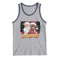 Six Seven Meme Santa Bigfoot Tank Top 67 Viral Gen Alpha Slang Christmas Gift - Wonder Print Shop