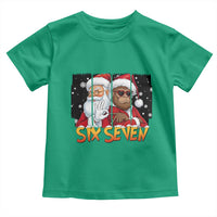 Six Seven Meme Santa Bigfoot Toddler T Shirt 67 Viral Gen Alpha Slang Christmas Gift - Wonder Print Shop