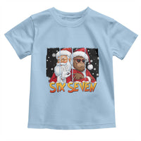 Six Seven Meme Santa Bigfoot Toddler T Shirt 67 Viral Gen Alpha Slang Christmas Gift - Wonder Print Shop