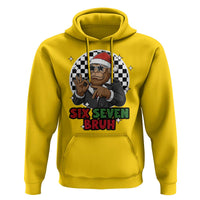 Biker Santa Six Seven Bruh Hoodie Christmas Gift For Gen Z - Wonder Print Shop