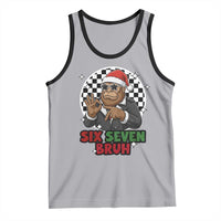 Biker Santa Six Seven Bruh Tank Top Christmas Gift For Gen Z - Wonder Print Shop