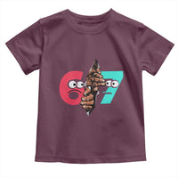 Bigfoot Six Seven Meme Toddler T Shirt 67 Viral Gen Alpha Slang Gift - Wonder Print Shop