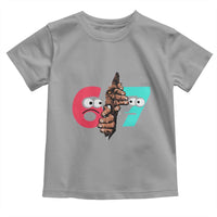 Bigfoot Six Seven Meme Toddler T Shirt 67 Viral Gen Alpha Slang Gift - Wonder Print Shop