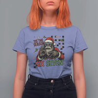 Funny Bigfoot Santa Tis The Season For Six Seven Meme T Shirt For Women Christmas Gift - Wonder Print Shop