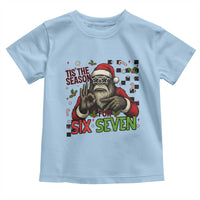 Funny Bigfoot Santa Tis The Season For Six Seven Meme Toddler T Shirt Christmas Gift - Wonder Print Shop