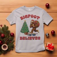 Funny Bigfoot Santa Believes Six Seven Meme T Shirt Trendy Gen Z Xmas Gift - Wonder Print Shop