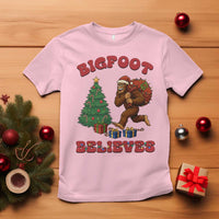 Funny Bigfoot Santa Believes Six Seven Meme T Shirt Trendy Gen Z Xmas Gift - Wonder Print Shop