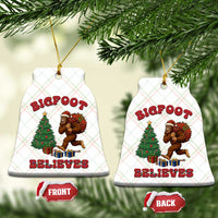 Funny Bigfoot Santa Believes Six Seven Meme Ceramic Ornament Trendy Gen Z Xmas Gift - Wonder Print Shop