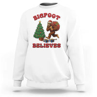 Funny Bigfoot Santa Believes Six Seven Meme Sweatshirt Trendy Gen Z Xmas Gift - Wonder Print Shop