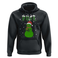 Funny Green Snowman Six Seven Meme Hoodie Christmas Gift For Gen Z - Wonder Print Shop