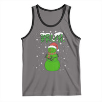 Funny Green Snowman Six Seven Meme Tank Top Christmas Gift For Gen Z - Wonder Print Shop