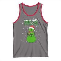 Funny Green Snowman Six Seven Meme Tank Top Christmas Gift For Gen Z - Wonder Print Shop
