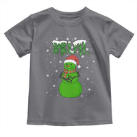Funny Green Snowman Six Seven Meme Toddler T Shirt Christmas Gift For Gen Z - Wonder Print Shop