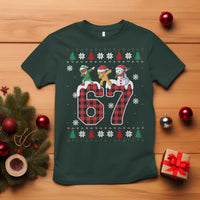Funny Gen Z Alpha Ugly Xmas Gift T Shirt Gingerbread Snowman Elf Dabbing - Wonder Print Shop