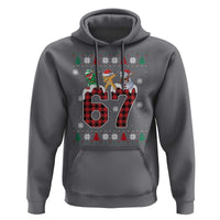 Funny Gen Z Alpha Ugly Xmas Gift Hoodie Gingerbread Snowman Elf Dabbing - Wonder Print Shop
