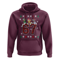 Funny Gen Z Alpha Ugly Xmas Gift Hoodie Gingerbread Snowman Elf Dabbing - Wonder Print Shop