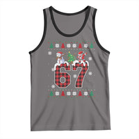 Six Seven Meme Snowman Santa Dab Tank Top Funny Christmas Ugly Sweater Gift - Wonder Print Shop