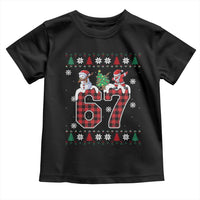 Six Seven Meme Snowman Santa Dab Toddler T Shirt Funny Christmas Ugly Sweater Gift - Wonder Print Shop
