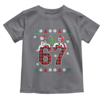 Six Seven Meme Snowman Santa Dab Toddler T Shirt Funny Christmas Ugly Sweater Gift - Wonder Print Shop