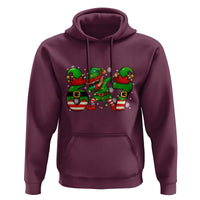 Funny Elf Dab Six Seven Meme Hoodie Christmas Trending 67 Gift - Wonder Print Shop