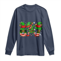 Funny Elf Dab Six Seven Meme Long Sleeve Shirt Christmas Trending 67 Gift - Wonder Print Shop