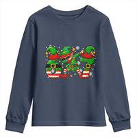 Funny Elf Dab Six Seven Meme Youth Sweatshirt Christmas Trending 67 Gift - Wonder Print Shop