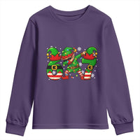 Funny Elf Dab Six Seven Meme Youth Sweatshirt Christmas Trending 67 Gift - Wonder Print Shop