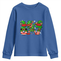 Funny Elf Dab Six Seven Meme Youth Sweatshirt Christmas Trending 67 Gift - Wonder Print Shop