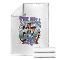 Funny Statue Of Liberty Six Seven Meme Throw Blanket What The Hell Is 67 Gift - Wonder Print Shop