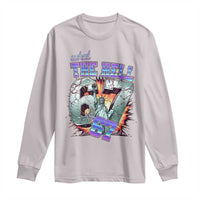 Funny Statue Of Liberty Six Seven Meme Long Sleeve Shirt What The Hell Is 67 Gift - Wonder Print Shop
