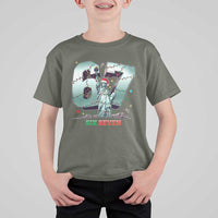 Statue Of Liberty Six Seven Meme T Shirt For Kid Trendy Gen Z Christmas Gift - Wonder Print Shop