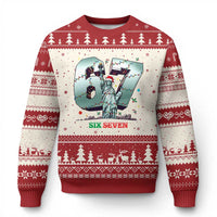 Statue Of Liberty Six Seven Meme Ugly Christmas Sweater Trendy Gen Z Xmas Gift - Wonder Print Shop