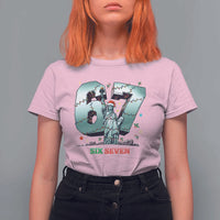 Statue Of Liberty Six Seven Meme T Shirt For Women Trendy Gen Z Christmas Gift - Wonder Print Shop